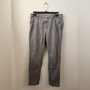 Adriano Goldschmied AG Women's‎ Caden Tailored Trouser Pants Gray Size 27R